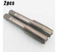 High-Speed Steel M14 x 2mm Metric Taper Tap, Right-Hand Thread, 78mm Overall Length, 2-Pack