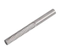 High Speed Steel Rotary Burr with a 6mm Shank Perfectly Suited for Detailed Work on Various Materials (6×8×80mm A)