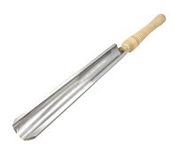 High Speed Steel Roughing Gouge Lathe Chisel with Wooden Handle for Wood Turning Ideal for Wood Hobbyists DIY Enthusiasts and Carpenters Half Round 250×50mm