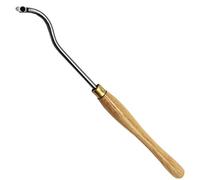 High Speed Steel Wood Turning Tools - Bended Lathe Chisel Tool Bar for Turning Bowls - Perfect for Hobbyists, DIY Projects, and Carpenters