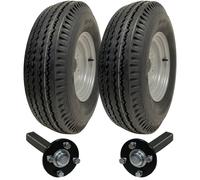 High speed trailer kit 5.00 - 10 road legal wheels + hub & stub axle 500 10
