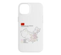 High-Speed Train Railway - Souvenir Route Map China Case for iPhone 14 Plus