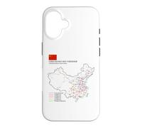 High-Speed Train Railway - Souvenir Route Map China Case for iPhone 16
