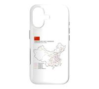 High-Speed Train Railway - Souvenir Route Map China Case for iPhone 17