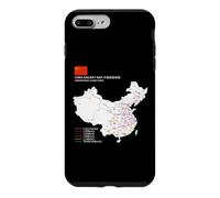 High-Speed Train Railway - Souvenir Route Map China Case for iPhone 7 Plus/8 Plus