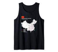 High-Speed Train Railway - Souvenir Route Map China Tank Top
