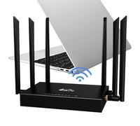 High Speed WiFi Router, Smart Wireless Internet Router, High Speed Unlimited Satellite Router: Plug Play WiFi Router For Laptop And Phone Trab