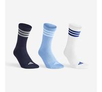 High Sports Socks Tri-pack - Blue & White