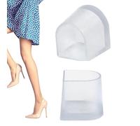 High stability heel protectors by preventing falls, the anti-slip design does not protect your high heels, but also provides extra traction and friction for