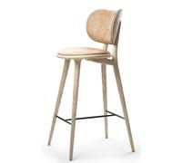 High Stool backrest Barstool Mater Oak matt - natural H 69 - 5704794012212