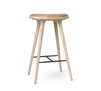 High Stool Bar Stool Soap Treated Oak 74cm