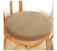 High Stool Chair Cushions Round Seat Cushion, Kitchen Dining Round Chair Cushion Pillow For Long Sitting, Round Memory Foam Chair Pad For Back Tailbone Pain Relief ( Color : Light coffee , Size : 30*3