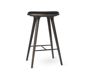 High Stool Sirska gray stained oak Mater - 5704794010423