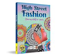 High Street Fashion Coloring book for adults