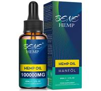 High Strength 100000mg Natural Oil, Premium Quality, Rich in Omega 3-6-9, Vitamin C & E, 100% Vegan, Non-GMO (60 ml (Pack of 1))