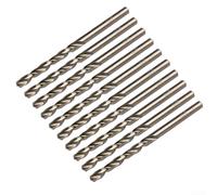 High Strength 10pcs M35 Cobalt HSS Drill Bits for Stainless Steel, 135 Split Point for Enhanced Performance (10PCS 1mm)