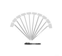 High Strength 10PCS Stainless Steel Plant Tags Reusable and Weather Resistant for Gardens