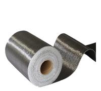 High-Strength 12K Carbon Fiber Reinforced Concrete Cloth - 1/5/10 Meters, 200g, 0.111mm Thickness(10cmx10meters)