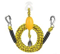 High Strength 17FT Water Tow Rope, 4800 lbs Capacity, Ideal for Water Skiing and For Tubing Activities (blue black)