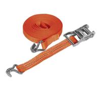 High-Strength 35mm X 10M Ratchet Tie Down Straps Set With Steel J Hooks