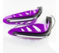 High Strength Abs Motorcycle Hand Guards Compatible With Most Street Bikes And Dirt Bikes Handlebar Protection Against Debris And Branches Multiple Colors Available(purple)