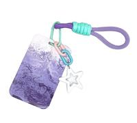 High Strength ABS Sliming Card Wallet with Smooth Sliding Lid Storage for Everyday Carry Thin Card Organizers, Purple