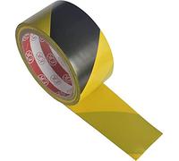 High Strength Adhesive Sticker Black Yellow Warning Floor Tape for Social Distancing Packaging Tape Refills for Dispenser
