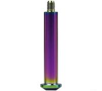 High-Strength Alloy Chain Tensioner Pulley Shaft For Tc4 Folding | High-Strength Alloy Chain Tensioner Pulley Axle Rod For Tc4 Folding Bike Upgrade Parts 8Mm/10Mm Guide Wheel Shaft Purple