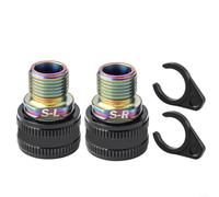 High-Strength Alloy Pedal Spacer for Mountain Bike | 20mm stainless steel, left/right marked, prevents knee strain, fits MTB crank, build