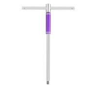 High strength alloy steel cross pattern tire iron spanner, extended lug wheel wrench with extended leverage handle for bolt loosening