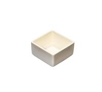 High Strength Alumina Crucible - Rectangles 2-100ml Industrial Melting Crucible for Casting and Melting | 1pc(20x20x17mmx3.5)