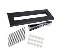 High Strength Aluminum Alloy Thin Light Weight Guitar Pedal Board Case for Electric Guitar Effects Small Size Effect Organizers Board