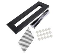 High Strength Aluminum Alloy Thin Light Weight Guitar Pedal Board Case for Electric Guitar Effects Small Size Effect Organizers Board