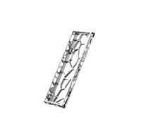 High Strength Aluminum PC Keyboard Shell with Ventilation Holes Efficient Cooling for MAD60/WIN60 Keyboards Slip Proof Base Mechanical Keyboard Shell