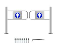 High-Strength Automatic Swing Doors for Secure Employee Access Barrier Solution 170x100cm Commercial Grade Safety Entrance Solutions