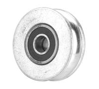 High Strength Bearing Wheel Wire Rope Lifting Pulley Block 48mm Heat Treated Structure