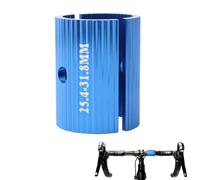 High Strength Bike Stem Shim Aluminium Alloy - Handlebar Adapter, Wavy Cover Design Component, Stem Spacer Device, Precise Fitting Apparatus | Secure Connection Mechanism With Easy Setup For Road Bicy