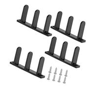 High Strength Cabinet Door Floor Guide with Mounting Screws for Side Wall Cabinets Smooth Sliding Mechanism Home Improvement Door Track