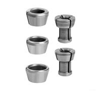 High Strength Carbide Collet Chuck Adapter 2PCS Split Bushing Converter for Engraving Trimming Machines Reliable Accessory(2PCS 9.5x8)