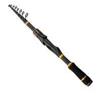High Strength Carbon Fiber Fishing Pole 2kg Load | Ultra-portable 43cm closed length, fits backpacks, ideal for travel hiking commuting, carbon fiber build