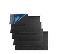 High-Strength Carbon Fiber Sheet 400x500mm - 3K Plain Weave Matte Surface,1pcs(5mm)