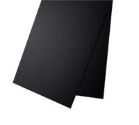 High-Strength Carbon Fiber Sheet, 400x500mm, 3K Twill Weave Glossy Surface-1pc