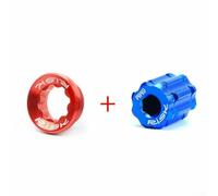 High Strength Crank Fixing Bolt for HollowTech II Cranksets M20x8mm with Tool (Red + Tool)