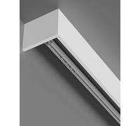High Strength Curtain Rail System for 4.8m Ceiling or Wall Mount Rod Decorative Valance Track Ideal for Home & Office 3.2m (10.5ft) Length