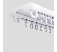 High-Strength Curtain Track 1.5-10m Smooth & Quiet Ceiling Rail for Bedroom CurtainsAluminum Curtain Rods Easy Installation Versatile for Home Decor.