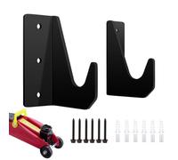 High Strength Heavy Duty Garage Tool Rack, Car Hydraulic Trolley Jack Stands Holder, Steel Wall Storage Rack Mount Brackets for Garage, 4.65x1.77 inches