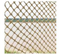 High Strength Hemp Rope Safety Net 3x6m Climbing Protection Retro Decorative Mesh Ladder Safety Netting Heavy Duty Truck Cargo Net Ø10mm Outdoor Use