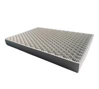 High-Strength Honeycomb Ceramic Soldering Plate - 13mm Thick, Impact Resistant & Durable Welding Surface(130 * 92 * 13mm)