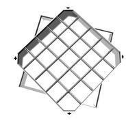 High Strength Invisible Drain Cover Stainless Steel Floor Grate Strainer Subterranean Drainage Grate Heavy-Duty Drainage Channel Cover