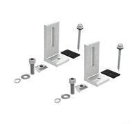 High-Strength L-Leg Solar Bracket for Tile Roofs, Aluminum Alloy Photovoltaic Mounting Accessories, Enhanced Stability for Various Panel Sizes, Weatherproof Design